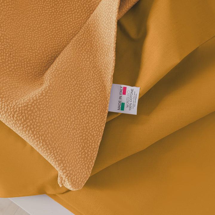 Zenoni & ColombiCompleto copriletto con federe in cotone Jacquard Keppler Ambra Pezzi Unici
