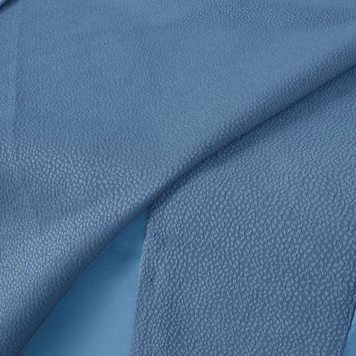 Zenoni & ColombiCompleto copriletto con federe in cotone Jacquard Keppler Celeste Acquista Ora