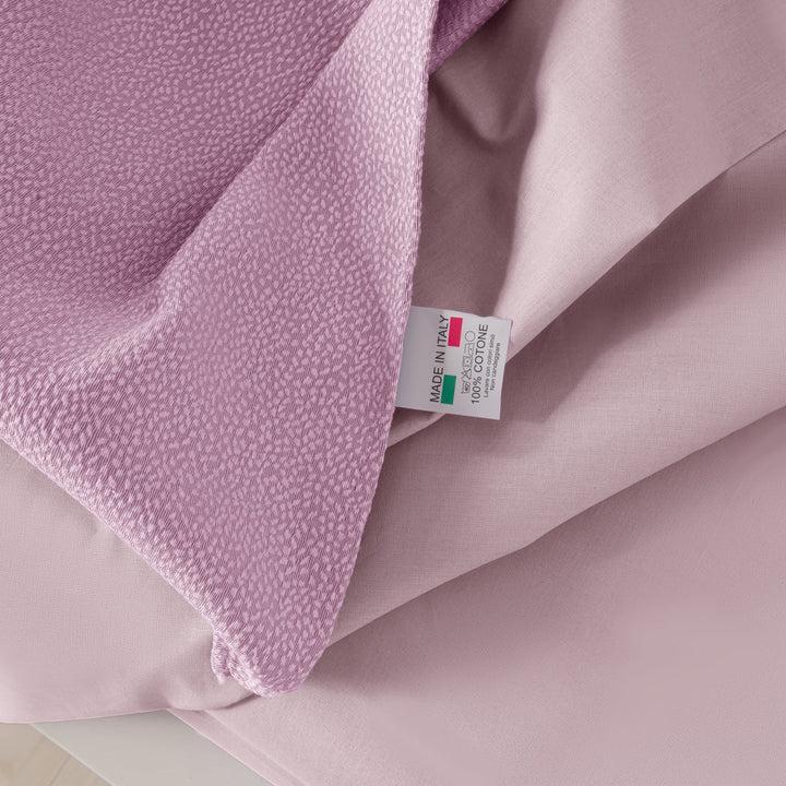 Zenoni & ColombiCompleto copriletto con federe in cotone Jacquard Keppler Lilla Fino al 55% di sconto
