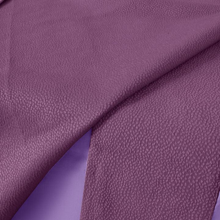 Zenoni & ColombiCompleto copriletto con federe in cotone Jacquard Keppler Malva Promozione Limitata