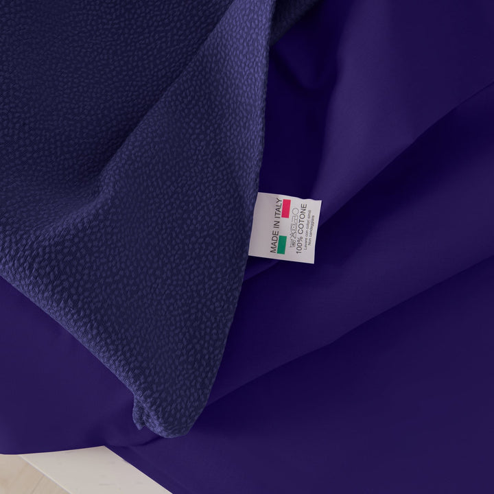 Zenoni & ColombiCompleto copriletto con federe in cotone Jacquard Keppler Prugna Fino Al -60%