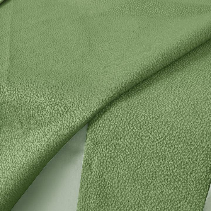 Zenoni & ColombiCompleto copriletto con federe in cotone Jacquard Keppler Verde Chiaro Sottocosto