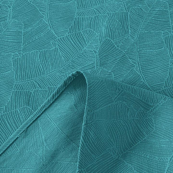 Zenoni & ColombiCompleto Copriletto con federe in cotone Jacquard Giungla Azzurro Acqua Outlet