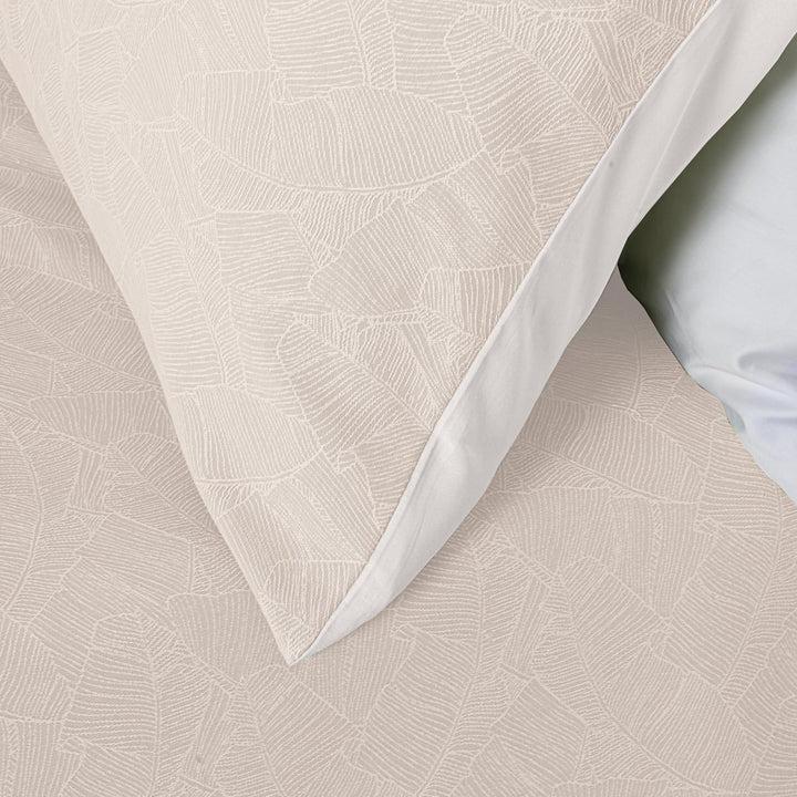 Zenoni & ColombiCompleto Copriletto con federe in cotone Jacquard Giungla Perla Saldi