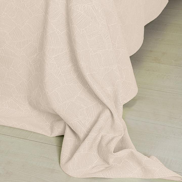 Zenoni & ColombiCompleto Copriletto con federe in cotone Jacquard Giungla Perla Saldi
