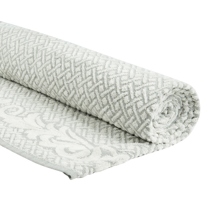Zenoni & ColombiAsciugamani Cordoba in spugna jacquard 450 gr Grigio Nuovo