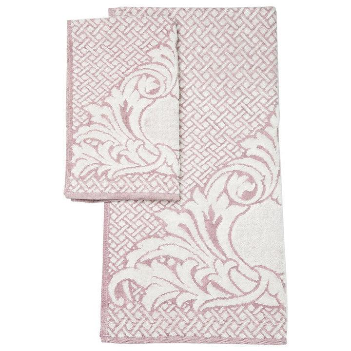 Zenoni & ColombiAsciugamani Cordoba in spugna jacquard 450 gr Bordeaux Vendita