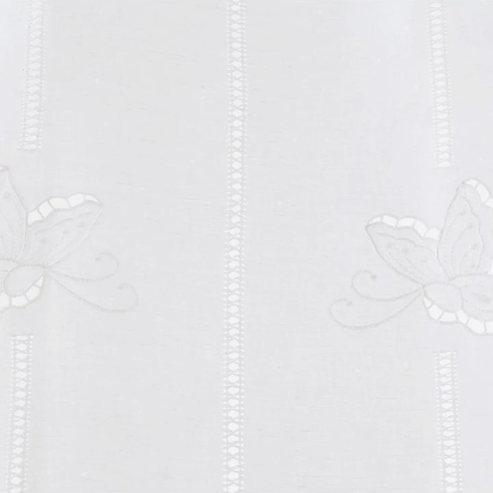 Zenoni & ColombiTenda ricamata a mano in misto Lino Made in Italy variante Butterfly I Più Venduti