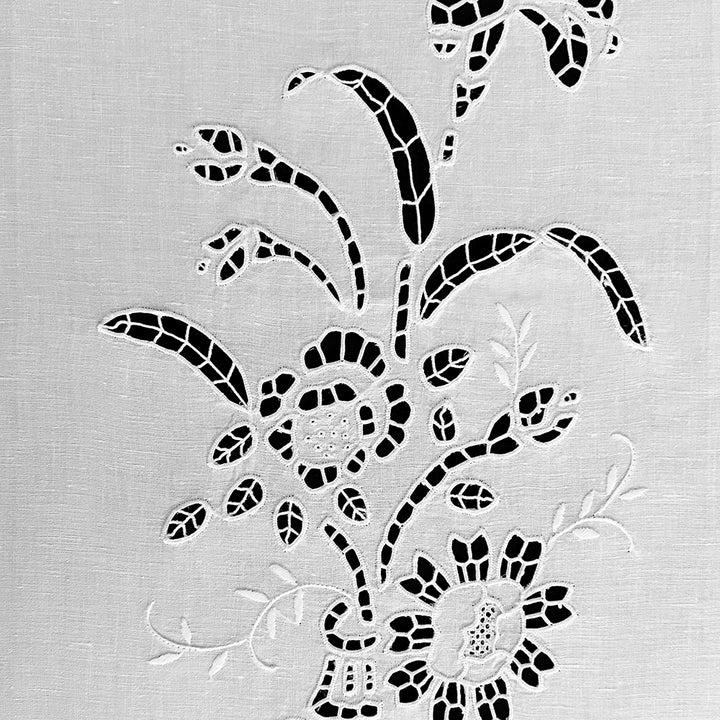 Zenoni & ColombiCoppia di Tende ricamate a mano in misto Lino Made in Italy variante Italiano 600 Negozio