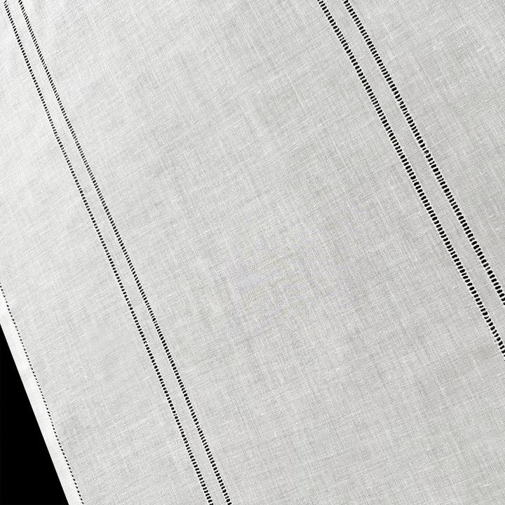 Zenoni & ColombiCoppia di Tende ricamate a mano in misto Lino Made in Italy variante Alice 2025