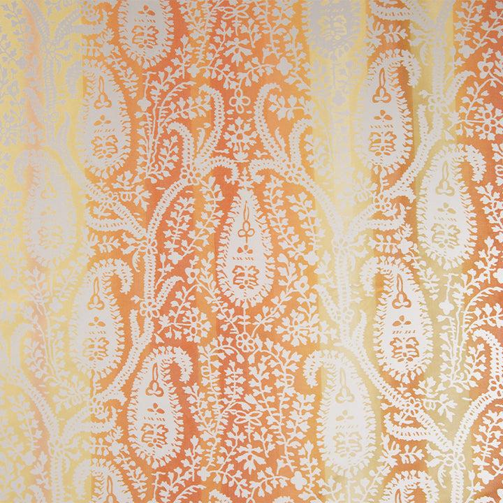 Zenoni & ColombiTenda doppia in Organza Cachemire Arancione 140x290cm Saldi