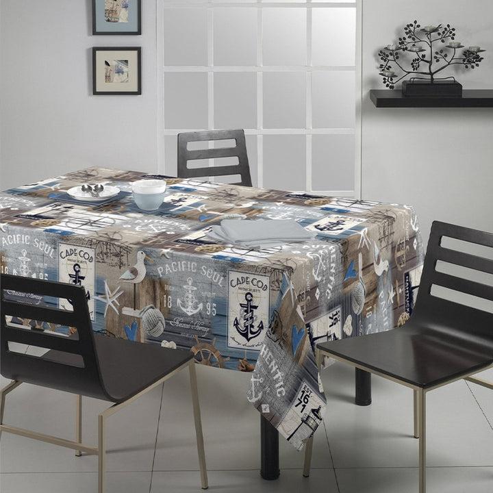 Zenoni & ColombiTovaglia con fantasia Mare 100% Cotone stampato In Vendita