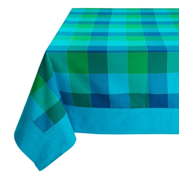 Zenoni & ColombiTovaglia tinta in filo 100% Cotone Canterbury Turchese Offerte