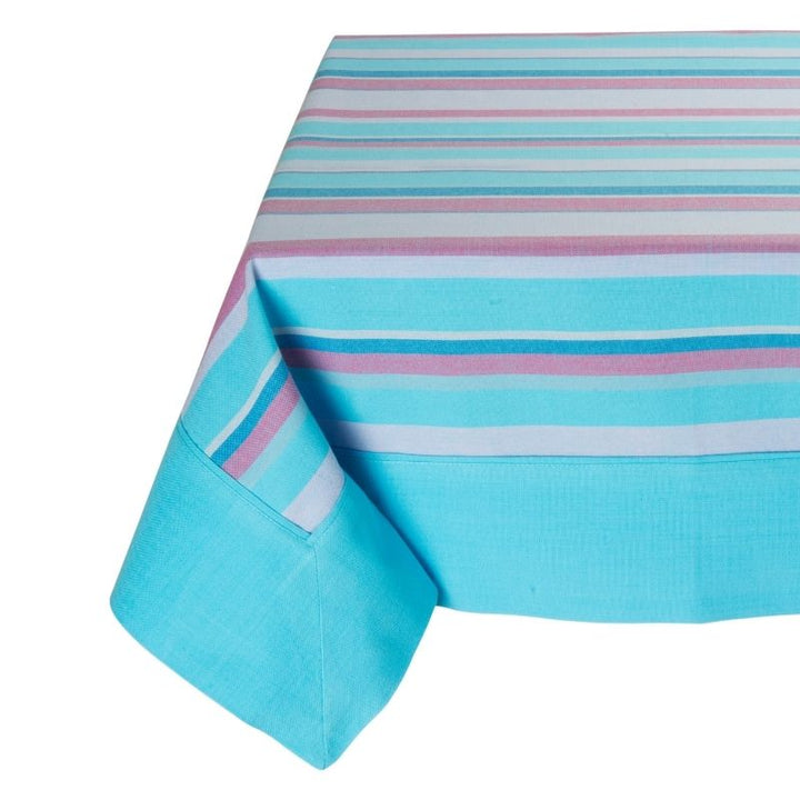 Zenoni & ColombiTovaglia in cotone tinto in filo Provencal Azzurro Vendita Economica