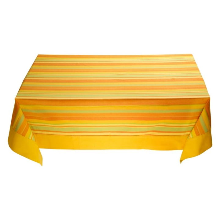 Zenoni & ColombiTovaglia in cotone tinto in filo Provencal Giallo Saldi Di Fabbrica