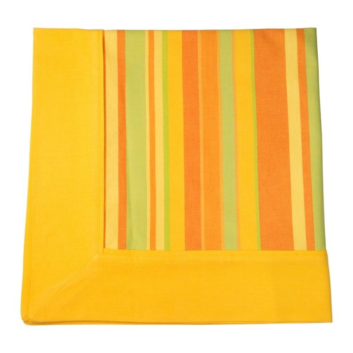 Zenoni & ColombiTovaglia in cotone tinto in filo Provencal Giallo Saldi Di Fabbrica