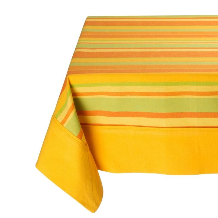 Zenoni & ColombiTovaglia in cotone tinto in filo Provencal Giallo Saldi Di Fabbrica