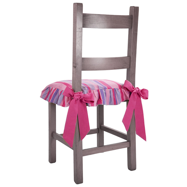 Zenoni & ColombiCopricuscino per sedia Provencal 100% cotone Fucsia Pezzi Unici