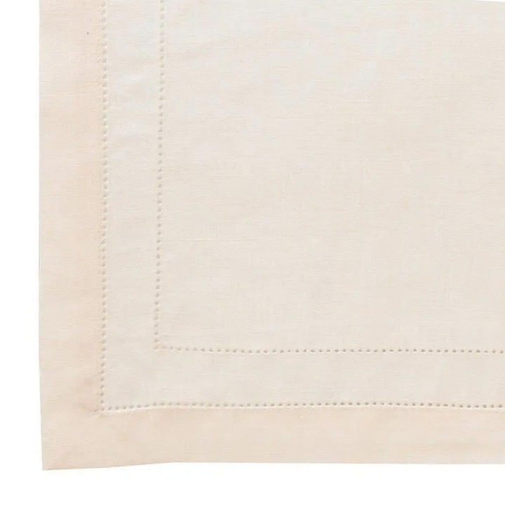 Zenoni & ColombiRunner ricamato a mano in Lino biologico Made in Italy St. Tropez Nuova
