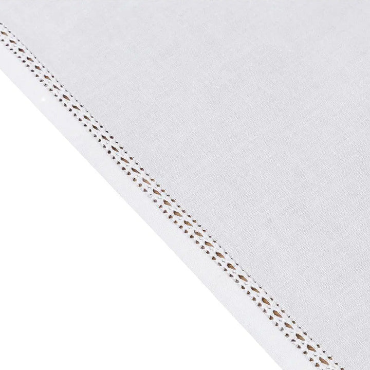 Zenoni & ColombiCentrotavola ricamato a mano in puro cotone Made in Italy variante Nicola Nuovo